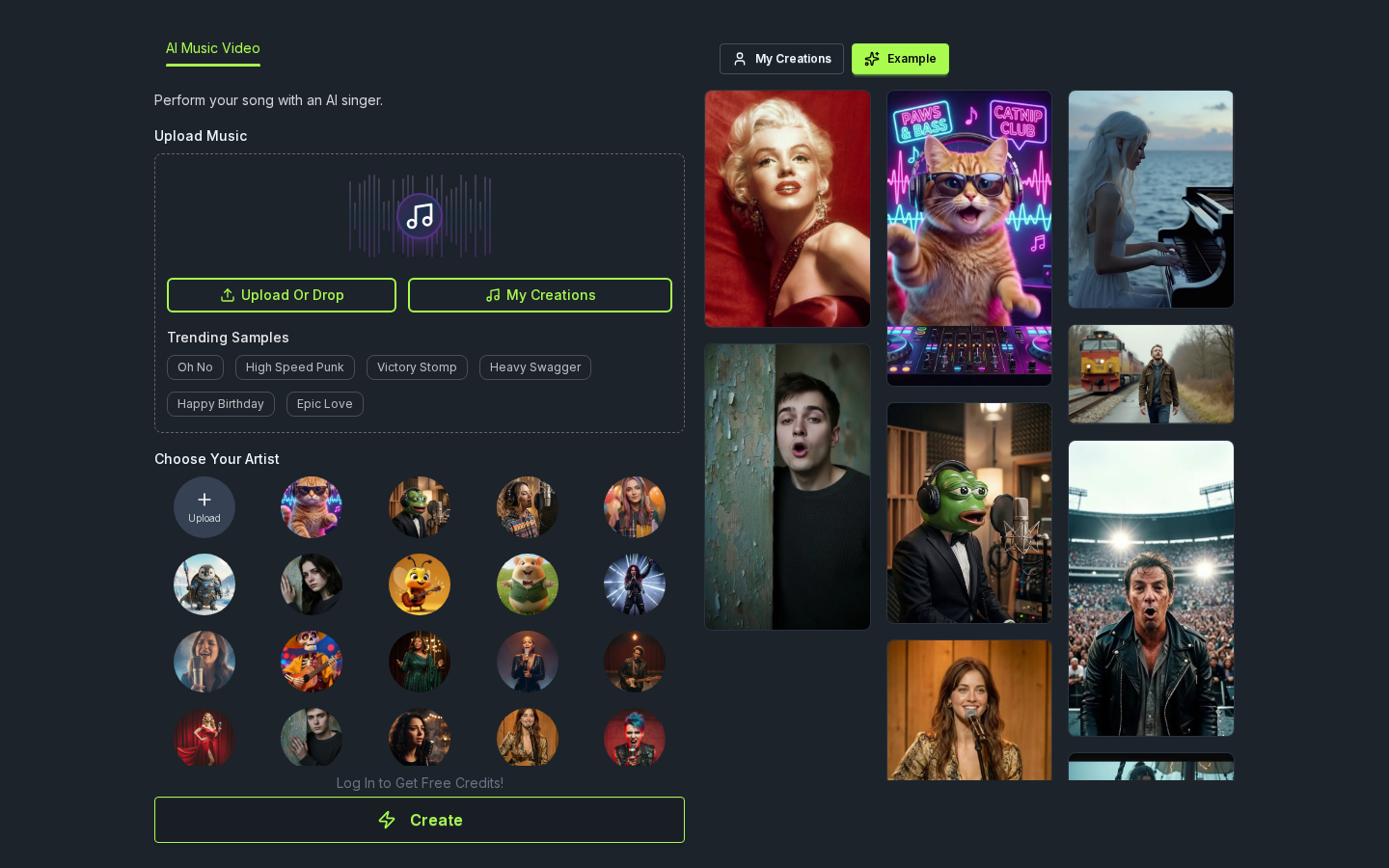 Create Music Video.AI